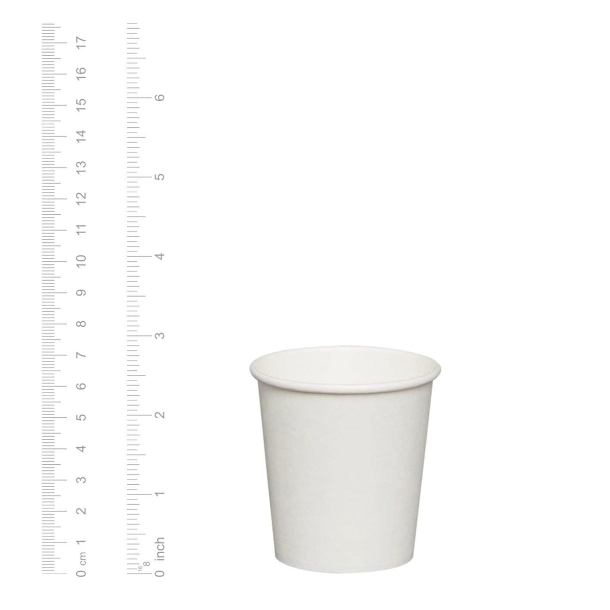 6oz Single Wall White Paper Cups – Disposable Coffee Cups for Hot & Cold Drinks