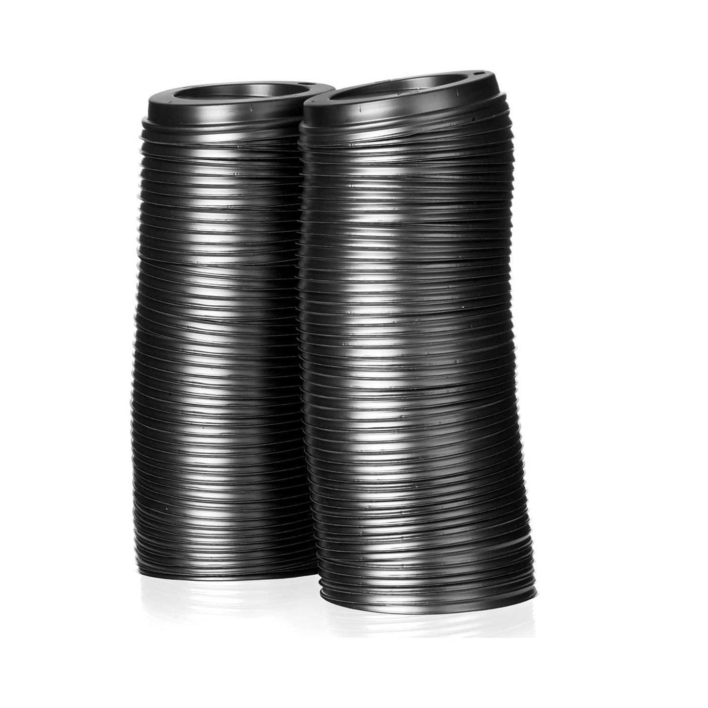 10oz, 12oz, 16oz 1000 Pack Black or White Plastic Sip Through Lids