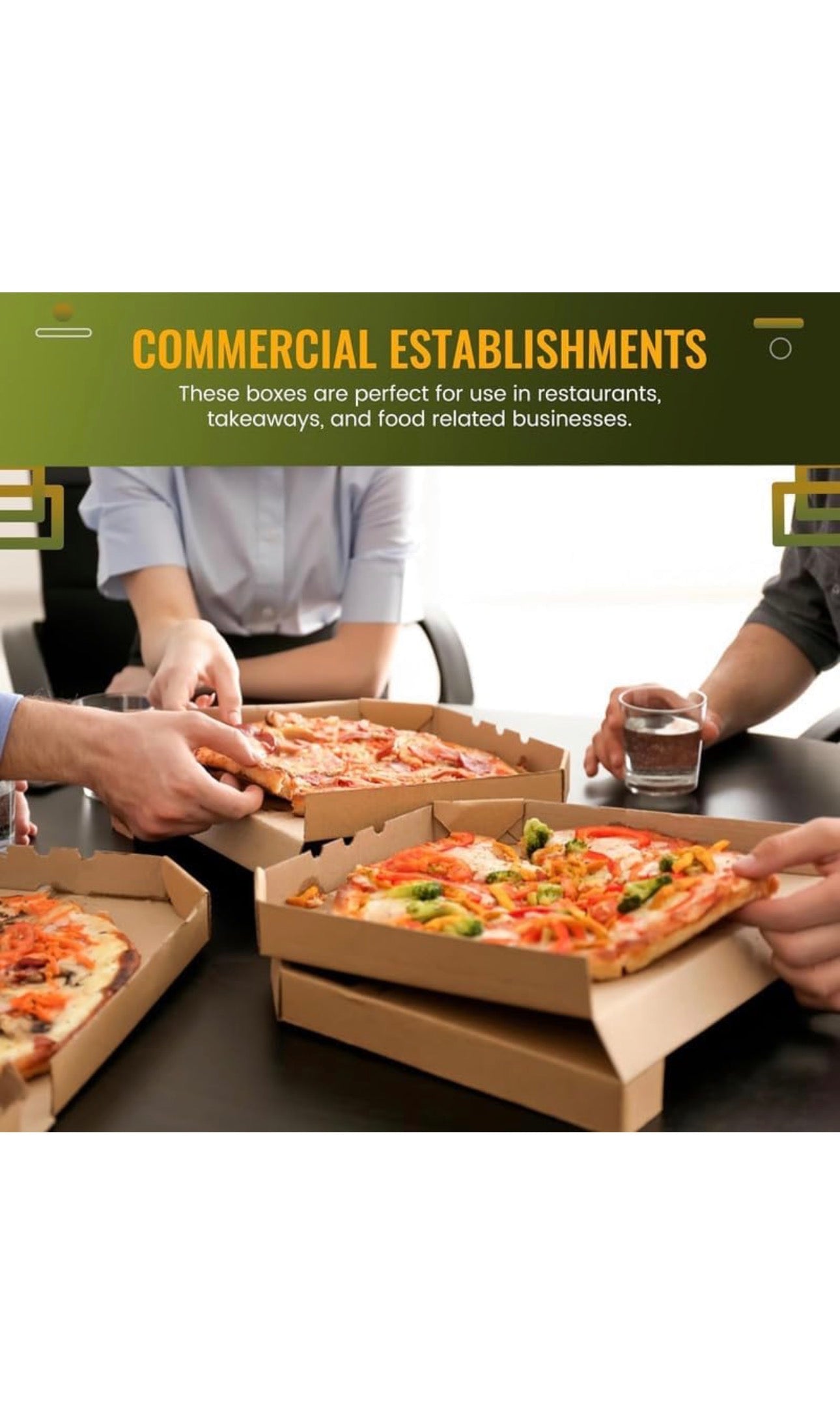 12 inch Takeaway Pizza Boxes for takeout