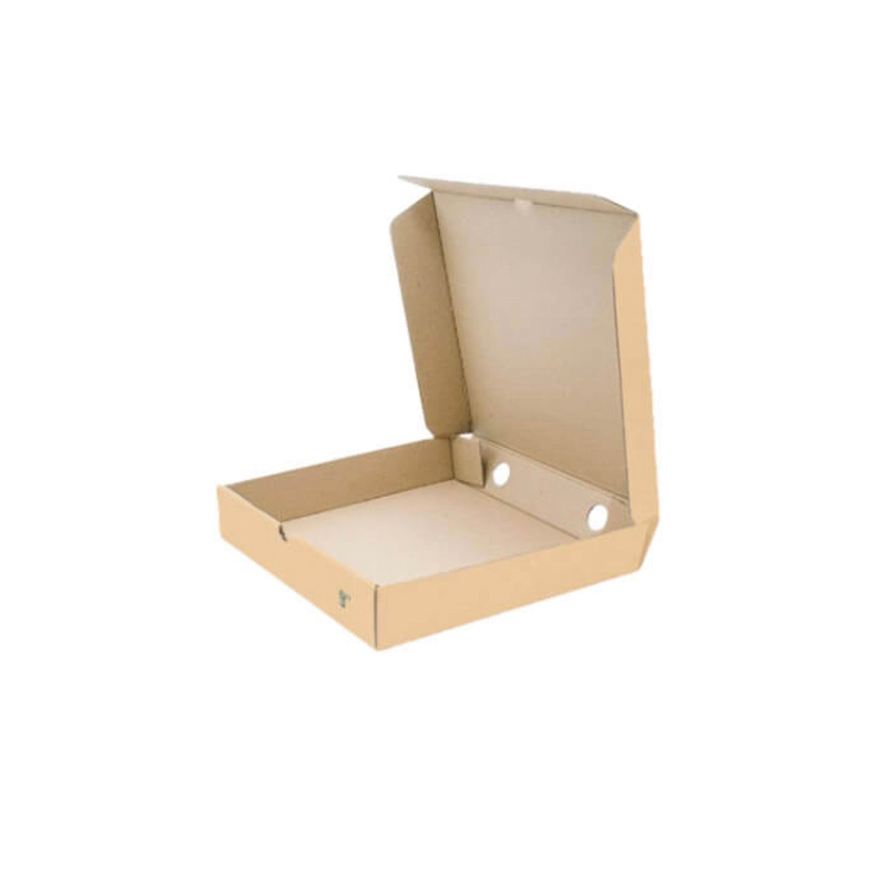 9″ inc Brown Plain Pizza Boxes 1x100pcs
