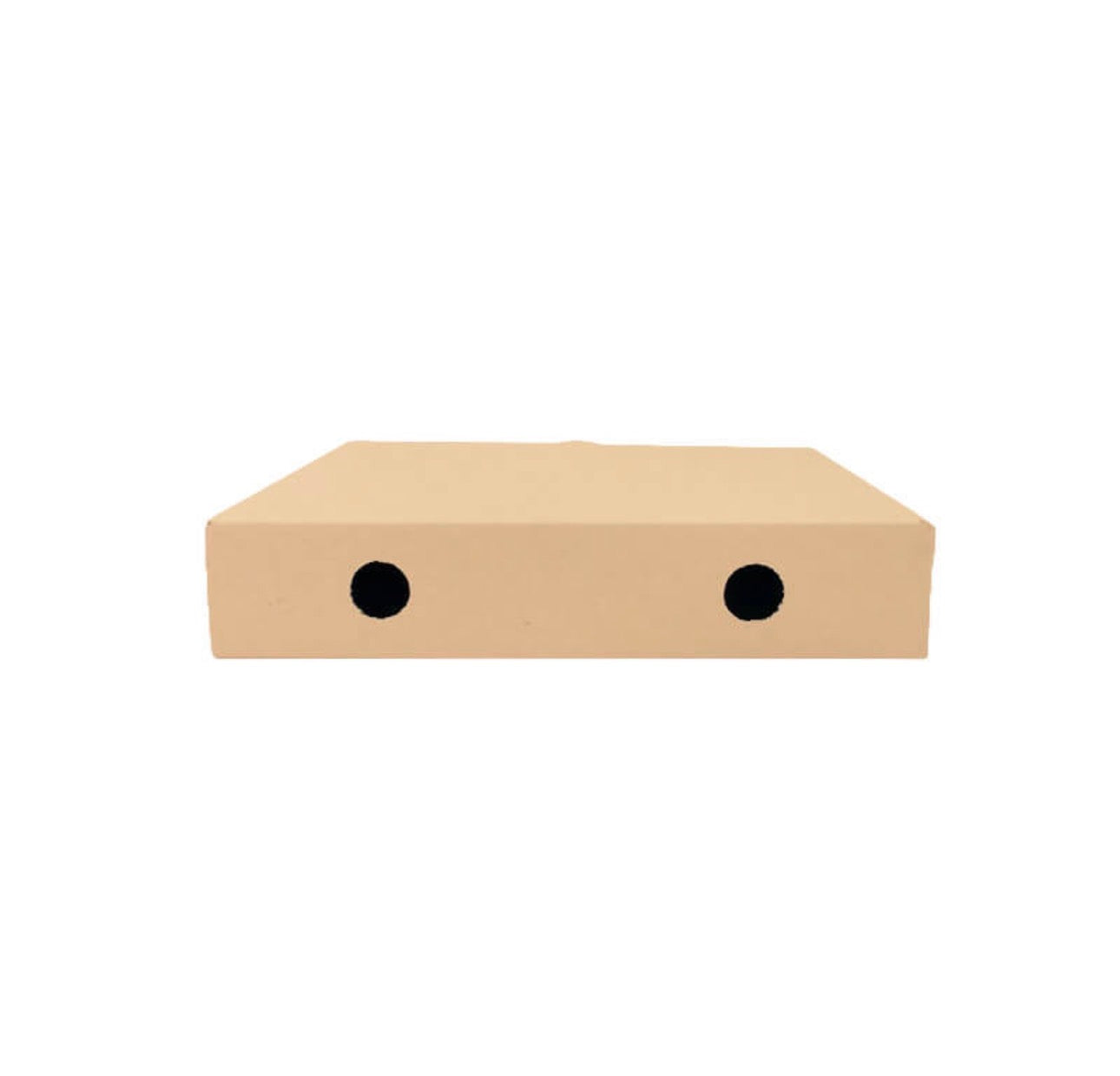9″ inc Brown Plain Pizza Boxes 1x100pcs