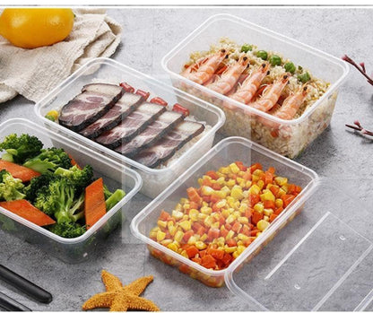 Satco Durable and Versatile 500ml Plastic Food Containers with Lids