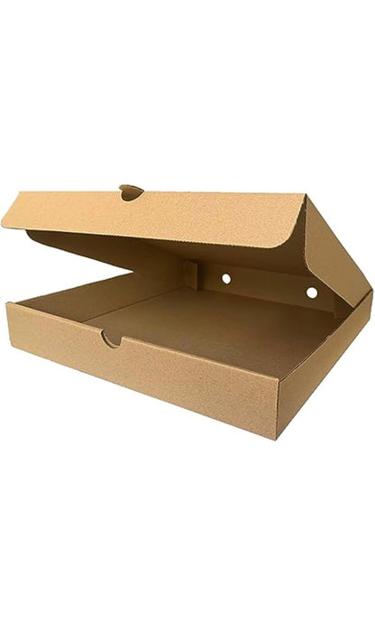 7” Brown / Kraft Pizza Boxes 100 Pack