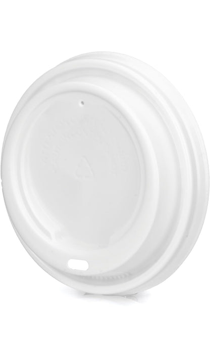 10oz, 12oz, 16oz 50 Pack Black or White Plastic Sip Through Lids