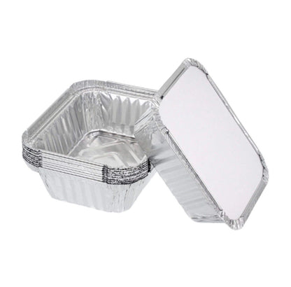 No2 Aluminium Foil Food Containers with Lids – Takeaway Trays
