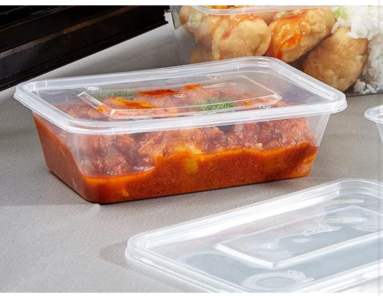Satco Durable and Versatile 500ml Plastic Food Containers with Lids