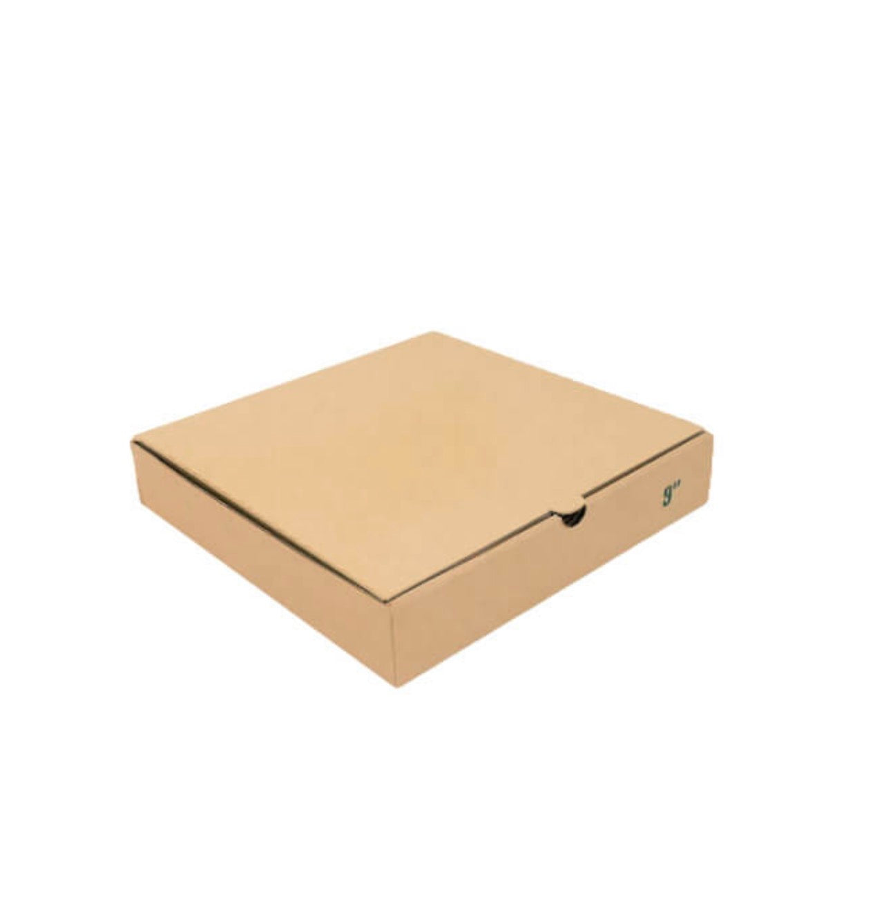 9″ inc Brown Plain Pizza Boxes 1x100pcs