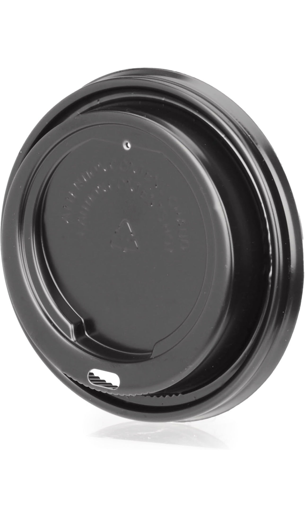 8oz Black & White Plastic Sip Lids (Pack of 1000)