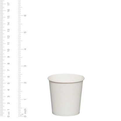 4oz Single Wall White Paper Cups – Premium Disposable Coffee & Tea Cups