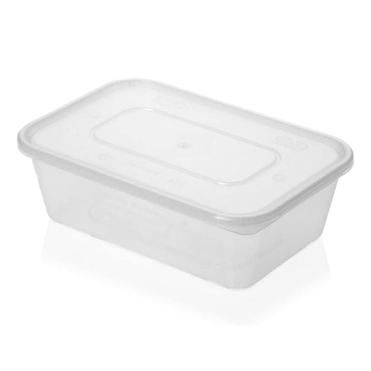650ml Microwavable Plastic Food Containers with Lids