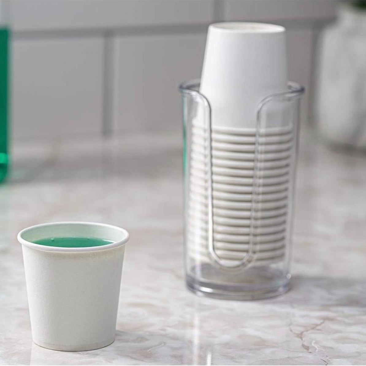 6oz Single Wall White Paper Cups – Disposable Coffee Cups for Hot & Cold Drinks