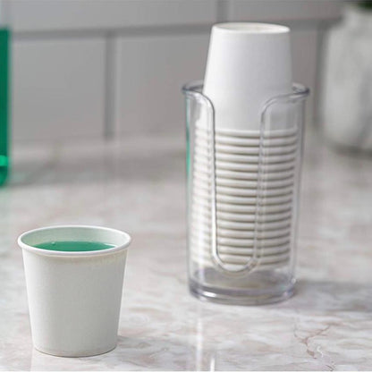 6oz Single Wall White Paper Cups – Disposable Coffee Cups for Hot & Cold Drinks