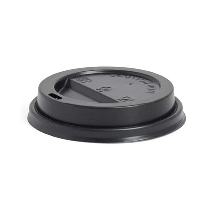 10oz, 12oz, 16oz 1000 Pack Black or White Plastic Sip Through Lids