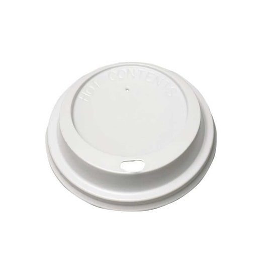 10oz, 12oz, 16oz 100 Pack Black or White Plastic Sip Through Lids