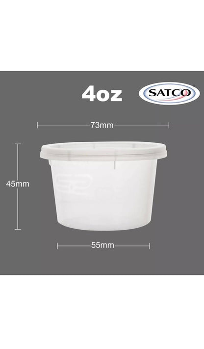 4oz Round Satco Sauce Pot