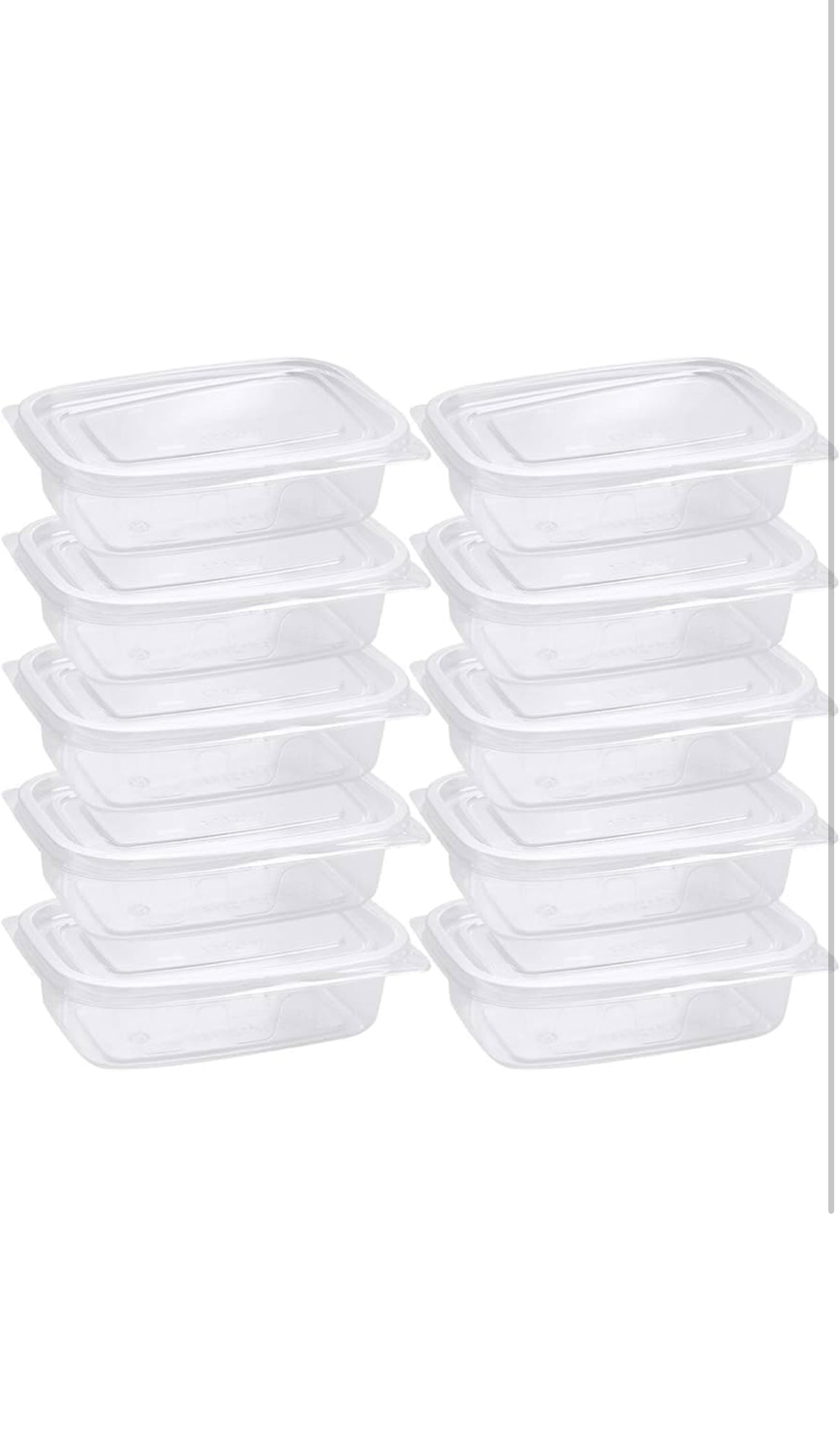 Satco Food Containers 650ml with Lids - Pack Microwave Safe
