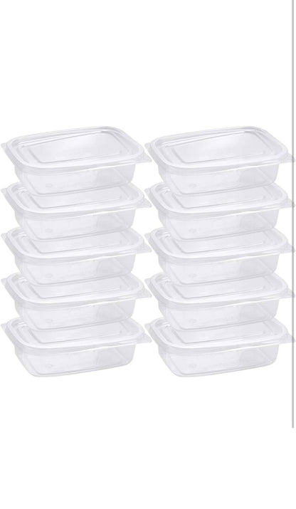 Satco Food Containers 650ml with Lids - Pack Microwave Safe