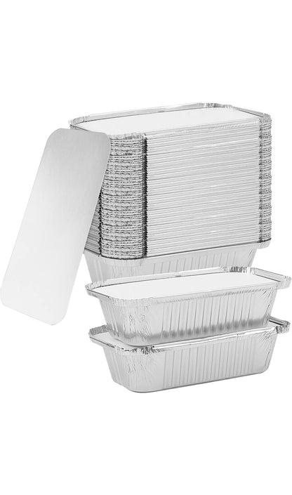 No6A Aluminium Foil Food Containers with Lids