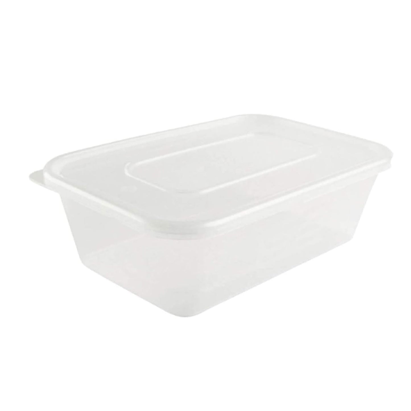 Durable and Versatile 500ml Plastic Food Containers with Lids